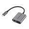 Cable Matters USB C Ethernet Adapter 2.5Gb mit 100W Ladefunktion 2.5G USB C LAN Adapter (2 5 GBit/s Ethernet Port) - Kompatibel mit MacBook Pro iPad Pro XPS Microsoft Surface Pro