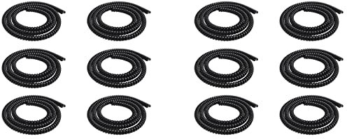 Simpls Lot de 12 gaines de câble en spirale pour vélo électrique - 1 m - Pour scooter et moto