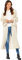 WJL WHISPERING JONES LONDON Ladies Oversized Long Cardigan Balloon Sleeve Chunky Ribbed Open Knitted Maxi Pocket Jumper Sweater, Stone, One Size Fits (8-16)