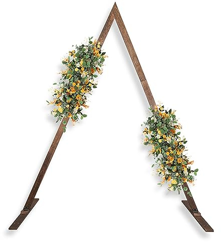 Kingbar Holz-Hochzeitsbogen Für Zeremonien, Dreiecks-Hochzeitsbogen, Hochzeitsbogen Für Hochzeit, Party, Jahrestag, Hintergrund, Dekorationen