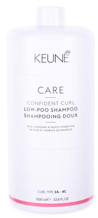 Keune Care Line Confident Curl Low - Poo Shampoo 1000ml - Zartes Shampoo für lockiges Haar