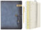 Wonderpool Leder Tagebuch Notizbuch Ringbuch–Nachfüllbarer Ordner Schreibpapier Spirale Business Notizblöcken Vintage Einband für Büro Plan Reisen Organizer (a-Nebelblau, A5)