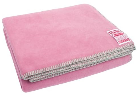 Zoeppritz since 1828 Smoothy Fleece-Decke – Flauschige Kuscheldecke aus Polarfleece - vegan – 140x190cm – 440 Blue Lavender