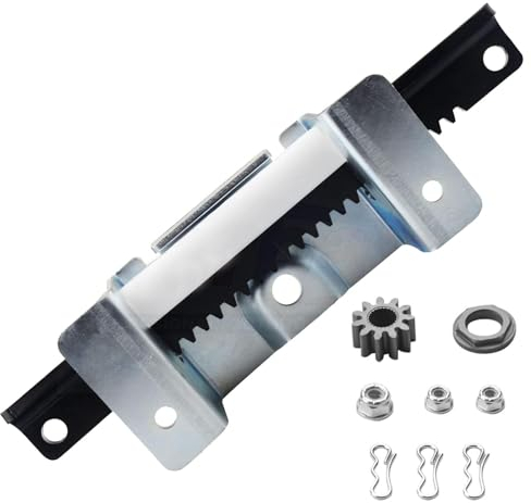 Moxeupon Lenkgetriebe für Rasentraktoren, Lenkgetriebeplatte,Lenkungs-Service-Kit-Träger | Hochleistungs-Lenkgetriebesatz, Getriebemutter und Fliege. Robustes Traktorzubehör zur Reparatur