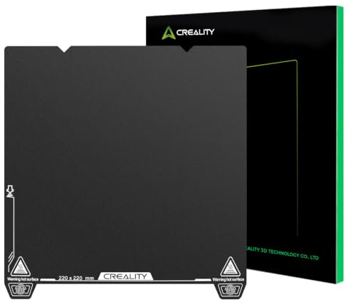 Creality Bauplatte 235 x 235 mm mit EP-Beschichtung, strukturierte Auflage, flexible Federstahl-Magnetplattform für K1/K1C/Ender 3/Ender 3 V2/Ender 3 V3/Ender 3 V3 KE/Ender 3 V3 SE