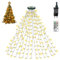 TEINNGO 400 LED Lichterkette für Weihnachtsbaum Mit Fernbedienung, Dimmbare Beleuchtung 16 X 2M, 8 Modi, Timer & Memory Funktion für Tannenbaum Deko