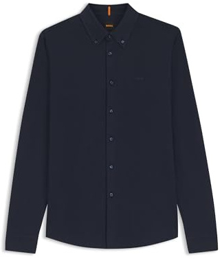 BOSS Slim-fit Hemd Aus Baumwoll-Jersey