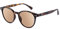 OKH Unisex Klassischer Stil Runde Sonnenbrille Lesebrille Vintage Outdoor UV400 Linse Lesebrille für Männer und Frauen (Schildkröte/Braun 2,5+)