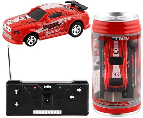 Teksome Ferngesteuertes Auto für Kinder, ferngesteuertes Auto mit Dosen - Simulation Drift RC Auto - Tragbares ferngesteuertes Fahrzeug, kreatives ferngesteuertes Auto für Ostern, Weihnachten,