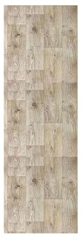 Zabapure Vinyl-Teppich mit Parkett-Effekt, Küche, Wohnzimmer, Verschiedene Größen, Eiche 65 x 260 cm, waschbar, rutschfest, Bodenbeschichtung und strapazierfähig, Wohnzimmer, Bad, Haus, Küche, Flur