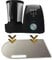 Roboparts® Base acrílica Deslizante para Cecotec Mambo Modelos 6090 Black/6090 Silver/7090/8090/8590/9090/9590/10070/10090/12090