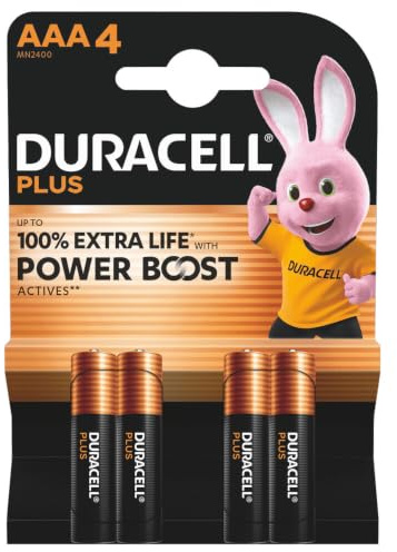 Duracell Plus AAA 4 Pack