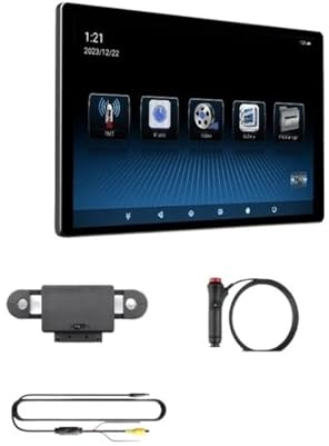 Headrest Monitor Car TV 32GB IPS Screen Vehicle Display With HDMI Wifi Bluetooth Mirroring Rear Seat Video Player Easy Setup For Trips(13 Inch)