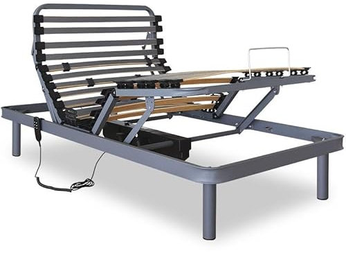 Ventadecolchones - Cama Articulada Reforzada con Motor eléctrico 105 x 190 cm