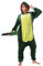 Katara 1744 - Krokodil Kostüm-Anzug Onesie/Jumpsuit Einteiler Body für Erwachsene Damen Herren als Pyjama oder Schlafanzug Unisex - viele Verschiedene Tiere