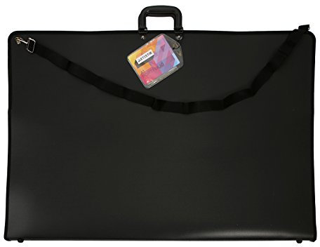 ARTISTIK - A1 Art Portfolio Case with Shoulder Strap - Weather-Resistant Art Bag, Lightweight, Durable Artwork Storage, Zipper Enclosure, Internal Pocket Organizer