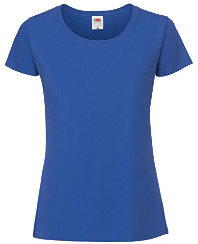 Fruit of the Loom Womens/Ladies Ringspun Premium T-Shirt (XS) (Cobalt)