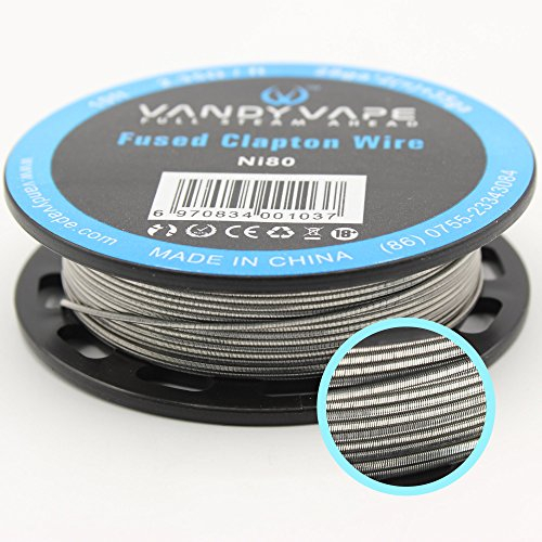Ni80 Fused Clapton Wire 28ga*2(=)+35ga Nichrome Draht VandyVape Vandy Vape