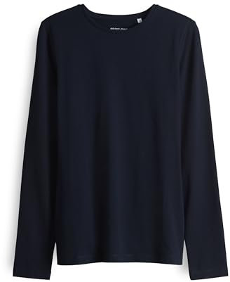 OPUS Damen Langarmshirt | SMILLA Slim Longsleeve aus Jersey Simply Blue, 40