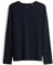 OPUS Damen Langarmshirt | Longsleeve SMILLA Slim aus Jersey Simply Blue, 40