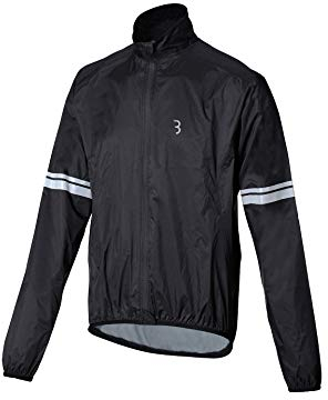 BBB Cycling Unisex-Adult StormShield 2.0 Jacket Radlerjacke Fahrrad Regenjacke | Winddicht Wasserabweisend Wasserdicht Herren und Damen Herbst Winter | MTB Urban Rennrad | XXL BBW-481, Schwarz