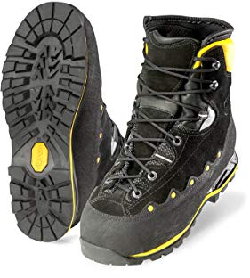 Pfanner Zapatos de protección contra cortes clase 2 Pilatus, negro / amarillo, 41 EU