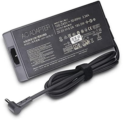 180W 20V 9A 6.0 * 3.7mm AC Adapter Compatible for ASUS Rog Zephyrus ADP-180TB H G14 G15 GA401I GA502D GA502DU GA502IU GA401 GA401II GA401IV TUF505DT TUF505DU TUF705DU Laptop Power Supply Charger