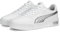 PUMA Carina 2.0 Space Metallics Sneakers Damen Sneaker, White-Matte Silver-Silver, 36 EU