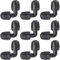 LIKOSO 10 Pezzi Kit Irrigazione a Goccia 16mm - Connettori a Gomito con Bloccaggio Rubinetto Raccordi, Adattatore per Tubo da Giardino, Aiuole, Cortili