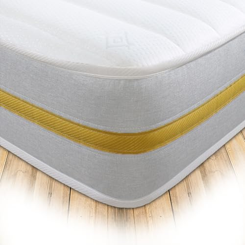 Starlight Beds Einzelmatratze Starlight02 Hybrid-Matratze aus Memory-Schaum mit Federn, 90 x 190 cm