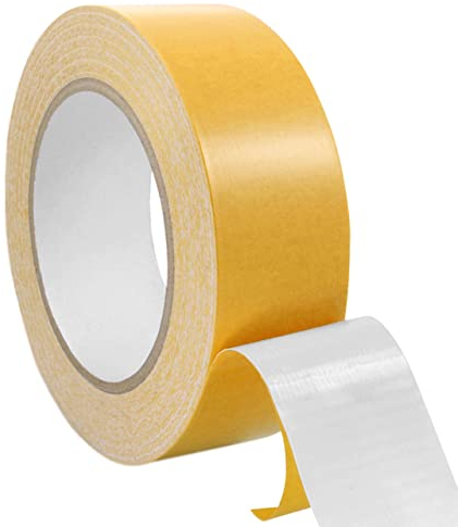 KLEBESHOP24 Teppichklebeband doppelseitig, Klebeband für Teppich, Teppichverlegeband, verschiedene Breiten, 25 m auf Rolle / 38 mm x 25 m