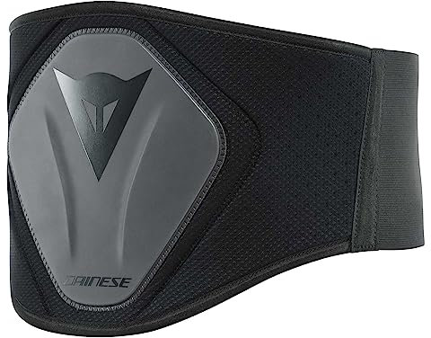 Dainese - Lumbart Belt High, Unisex Motorrad Lendengurt, Lendenwirbelstütze für Erwachsene, Halbsteife Hohe Struktur, Verstellbarer Lendengurt, Komfortabel, Schwarz