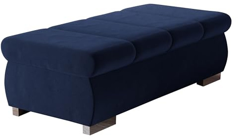 Mirjan24 Polsterhocker Bangkok groß, Sitzbank Hocker Sitzhocker Modern Pouf Sitzmöbel Fußbank (Magic Velvet 2216)