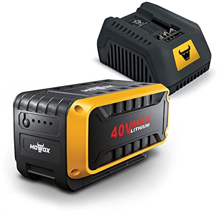 Mowox® Starter Kit 2-40V/2,5Ah Akku + 1 Amp Ladegerät - kompatibel mit allen Mowox® 40 V-Geräten