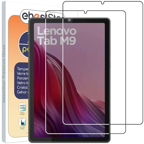 ebestStar - Verre Trempé x2 pour Lenovo Tab M9, Vitre Protection, Film Anti Casse, Anti Rayures, Sans bulles