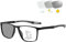 Photochrome Progressive Multifokus Lesebrille, Selbsttönende Lesebrille, Anti-Blaulicht Lesebrille, UV-Schutz Sonnenbrille für Männer und Frauen, zum Lesen im Freien (3.0 x, Schwarz/Grau)