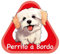 Aufkleber Baby an Bord aus selbstklebender Vinylfolie (Hund Bichon Malteser 1)
