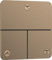 hansgrohe ShowerSelect Comfort Q - Ventil für Unterputz-Montage von ShowerSelect Comfort Thermostaten (3 Verbraucher), Brushed Bronze