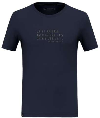 Salewa Eagle Poem Dry T-Shirt Men, Navy Blazer, L