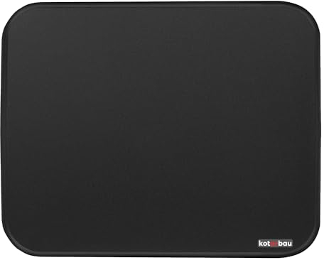 KOTARBAU® Kamin Bodenplatte 48 x 60 cm aus Pulverbeschichtung Stahl Schwarz Bodenblech Ascheblech Kaminbodenplatte Kaminplatte Schmutzblech Bodenschutz für Feuerstellen Ofenblech Funkenschutzplatte