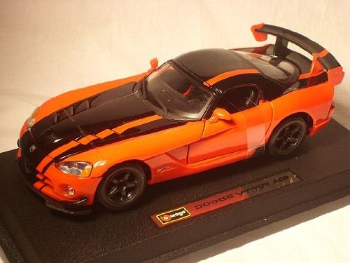 Dodge Viper SRT-10 ACR Tuning Coupe Rot Schwarz 2. Generation 2003-2010 18-22114 1/24 Burago Modell Auto mit individiuellem Wunschkennzeichen