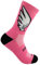 PERRO LOCO CLOTHES RUNNING socks with wings for men and women. Anti-Blister, Anti-Odor, Compression, Seamless, Fun, Funky Colors. (UK, Numeric, 11.5, 14, Regular, Regular, Pink)