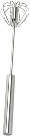 OUNONA 1stk Schneebesen Rührbesen Für Handmixer Mini-aufschäumer Hand Eiermixer Wok Haarschmuck Für Mädchen Zen-gartenzubehör Mixer Mini Kleine Werkzeuge Rostfreier Stahl