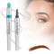 ComedyKing Wasserdichter 3D Augenbrauenstift mit 4 Gabelspitzen, Microblading Augenbrauenstift Härchenzeichnung, 4 Punkt Brauenstift Langanhaltend Natürliche Augenbrauen Make-up (Rotbraun)