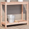 Juroupi Table de rempotage et étagère 82,5x35x75cm Bois Massif Douglas,Table De Rempotage Exterieur,Table De Culture sur Pied