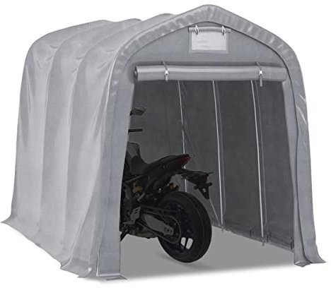 Garaje Compatible para Moto Custom Special Tienda Garaje MG2 PE Gris CB57575