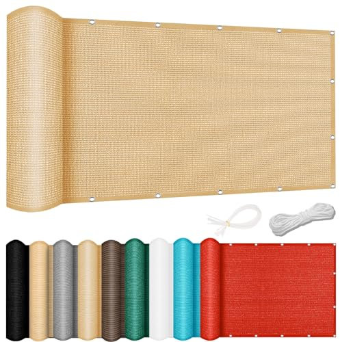 Voile Ombrage Toile Respirant 160 x 100 cm, Perméable Une Résistant et Respirant, Anti-Âge, Rectangulaire Toile Ombrage, Respirant Toile Ombrage, pour Pergola, Extérieur, Jaune Sable