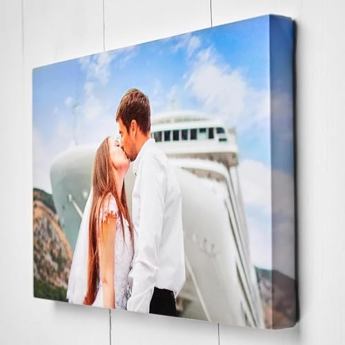 SwiftprintUK Personalised Canvas Photo Prints Your Photos on Canvas Framed, Gallery Wrapped, – Perfect for Home Pictures, Decor and Gifts 76x51cm (30x20in)