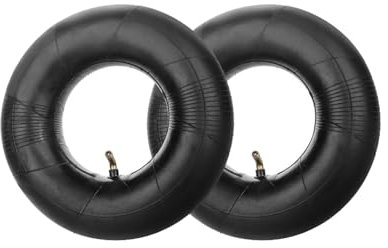 Vixzoid 2 Stück Schlauch 3.00-4 Winkelventil Schubkarren Schlauch 260x85MM Schubkarrenschlauch Innenschlauch für Schubkarrenrad Reifen Rasenmäher Sackkarren