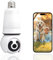 NWpangu Security Camera for Home, Light Bulb WIFI Camera 2K HD Indoor/Outdoor Use, Color Night Vision, 2-Wat Talk, Motion Alerts, IP66 Waterproof, 1PCS